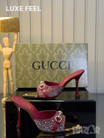 Gucci ⚜️Дамски Чехли, снимка 2 - Чехли - 54152316