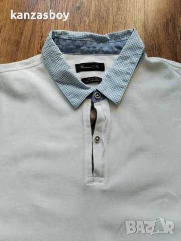 massimo dutti - страхотна мъжка тениска КАТО НОВА L, снимка 3 - Тениски - 53773555