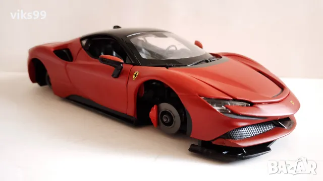 Bburago Ferrari SF90 Stradale 1:24, снимка 7 - Колекции - 47202006