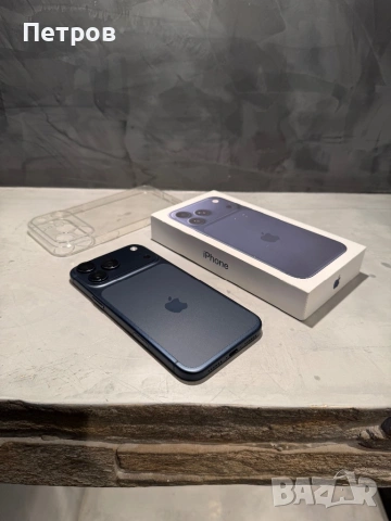 2 cycle! КАТО ЧИСТО НОВ Iphone 17 Pro Max Blue + калъф, снимка 3 - Apple iPhone - 54113823