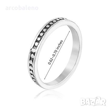 Дамски комплект от 15бр. стилни метални пръстени, снимка 3 - Пръстени - 45519743