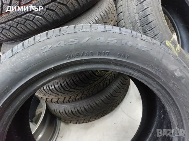 2 бр.летни гуми  Pirelli 245 45 17 dot0318 цената е за брой!, снимка 6 - Гуми и джанти - 47228679