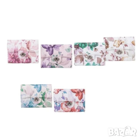 Дамско портмоне с флорален принт