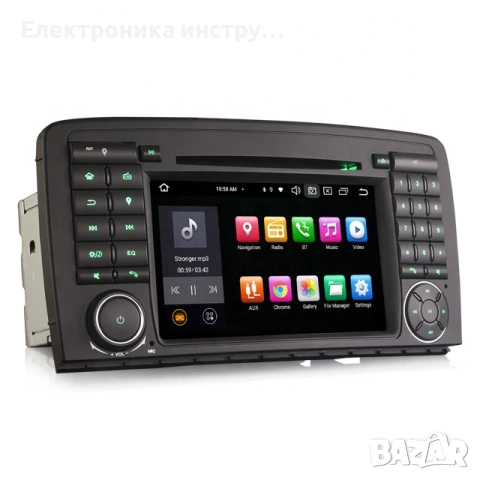 7″ Android мултимедия за Mercedes R-Class W251 (R280/R300/R320/R350) | CarPlay | Plug & Play, снимка 2 - Аксесоари и консумативи - 53882451