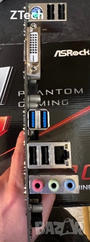 Дъно Asrock H110M-DGS/D3 с CPU Intel Core I5 7500 3,40GHz и нов охладител, снимка 3 - Дънни платки - 52457044