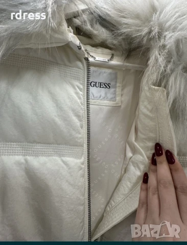 Зимно бяло яке  Guess marisol, снимка 6 - Якета - 50712320