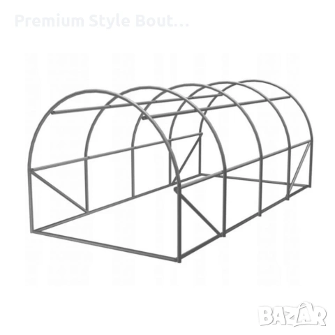 Градинска оражнерия с врата на панти - здрава и стабилна конструкция 6 х 3 х 2м, снимка 9 - Други стоки за дома - 53618494