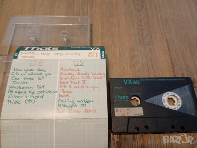 Лот 2бр аудио касети That's VX90 хромни ленти, снимка 2 - Аудио касети - 53938941
