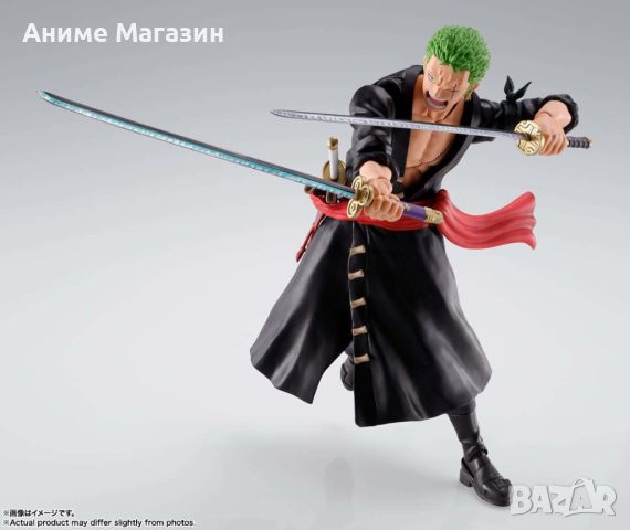 Аниме колекционерска S.H.Figuarts Екшън Фигурка One Piece ZORO Ride Onigashima, снимка 2 - Колекции - 45367166