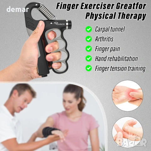 Комплект за укрепване на захвата RYACO, 6 части, снимка 6 - Фитнес уреди - 53707086