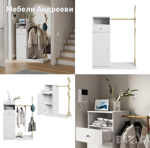 Портманто с бамбук Vicco 7481, снимка 3 - Портманта - 53762843