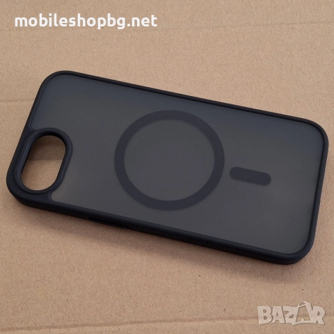 iPhone 16e калъф гръб MagSafe черен матов, снимка 3 - Калъфи, кейсове - 51493055