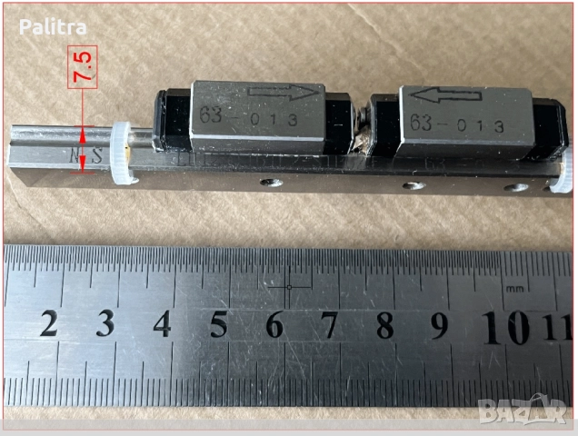 Линейни направляващи NSK - LU120116-SIP5Z1, снимка 2 - Други машини и части - 52180353