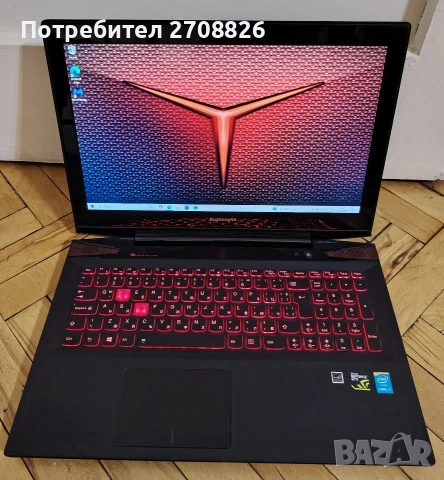 БАРТЕР /ПРОДАЖБА ! Геймърски Lenovo Y50, Windows 11 Pro, 2 видео карти