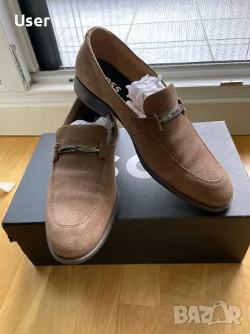 Мъжки мокасини Hugo boss , снимка 5 - Мокасини - 50337202