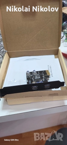 2×usb-c и 2×usb3 разширител за компютър, снимка 2 - Геймърски - 54050025