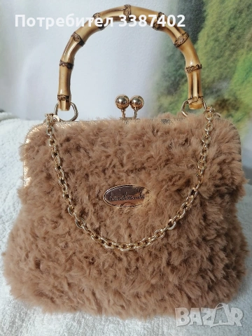 плетена кокетна чантичка, снимка 4 - Чанти - 53207907