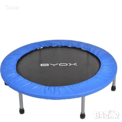 Батут без мрежа Byox 101cm/96cm — розов и син, до 100 кг, снимка 7 - Други спортове - 53626571
