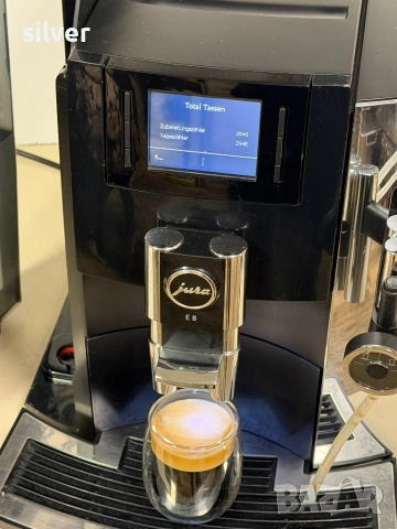 Кафемашина кафе автомат jura E8 с гаранция, снимка 10 - Кафемашини - 54242308