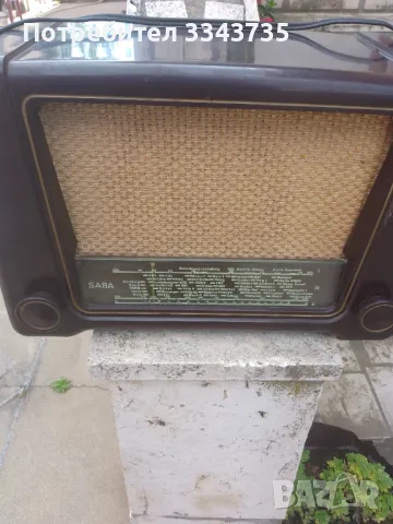 Лампово радио SABA TRIBERG GF52.работи., снимка 13 - Радиокасетофони, транзистори - 50287980