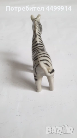Стара порцеланова фигурка на зебра, снимка 4 - Колекции - 53691799
