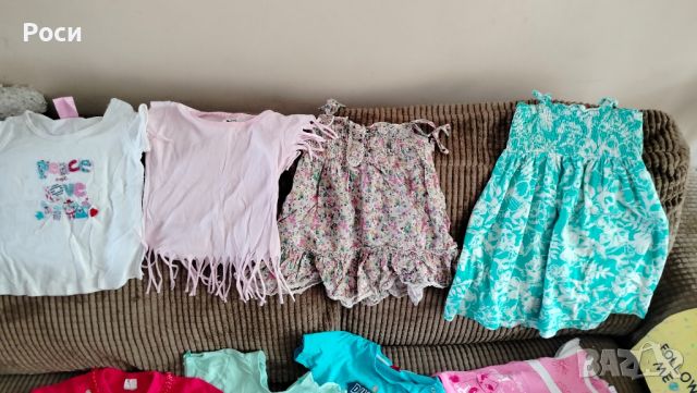 Лот летни дрехи за момиче 80-86 размер , снимка 3 - Детски комплекти - 45480505