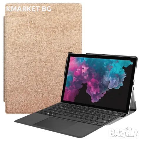 Microsoft Surface Pro 6/5/4 Кожен Калъф и Протектор, снимка 2 - Калъфи, кейсове - 49177271