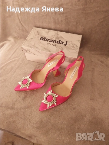 Дамски обувки на висок ток 37, снимка 3 - Дамски обувки на ток - 54225404