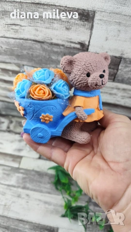 Сладки малки мечета в оранжево и синьо!!, снимка 5 - Декорация за дома - 53639015