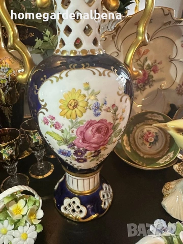 Home&Garden Albena – Ваза Royal Dux Bohemia, Чехословакия, ок. 1908 г., снимка 6 - Вази - 54040260
