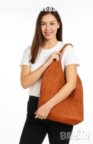 Стилна дамска чанта с вътрешен несесер , снимка 7 - Чанти - 50724523