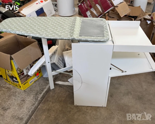 Многофункционален шкаф с дъска за гладене, снимка 2 - Шкафове - 50559939