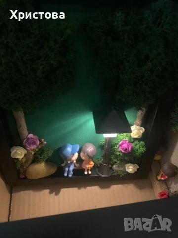 Ръчно изработени 3Д картини със скандинавски мъх, снимка 2 - Картини - 51099815