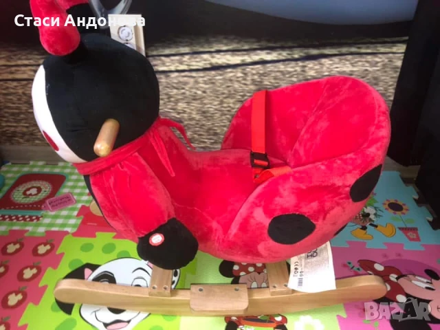 Дървена люлка за яздене-Moni, снимка 4 - Детски люлки - 50828959