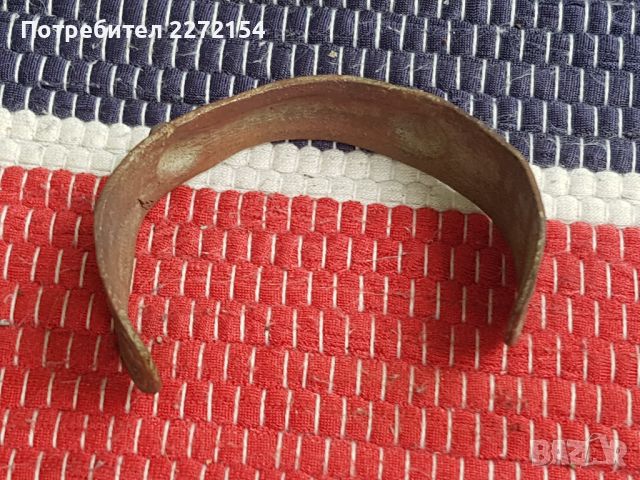 Стара гривна рогатка, снимка 3 - Антикварни и старинни предмети - 45651437