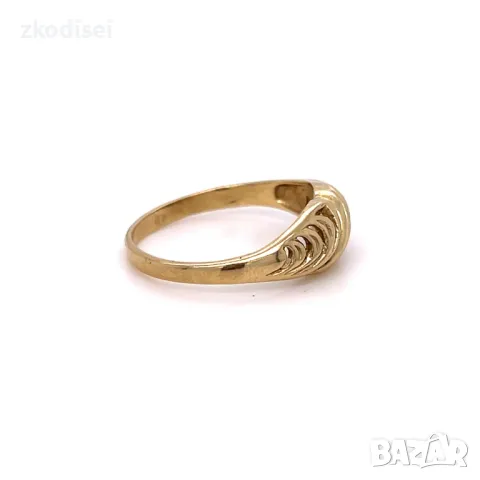 Златен дамски пръстен 1,71гр. размер:51 14кр. проба:585 модел:30691-2, снимка 3 - Пръстени - 49735217