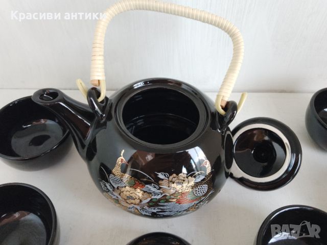 Японски порцелан сервиз за чай, снимка 2 - Други ценни предмети - 46226870