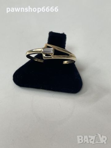 Златен пръстен 14 карата, снимка 1 - Пръстени - 45852129