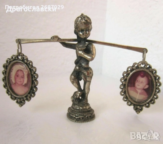 Рамки: стара метална рамка с орнаменти, бронз, статуетка с кобилица, други рамки, гоблен с дървена, снимка 8 - Антикварни и старинни предмети - 28885957