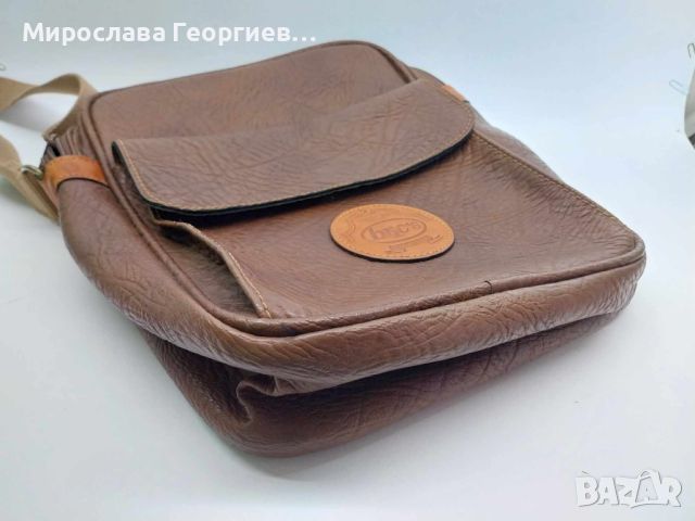 Винтидж оригинална италианска мъжка чанта Bric's, чанта за рамо, снимка 6 - Чанти - 46097665