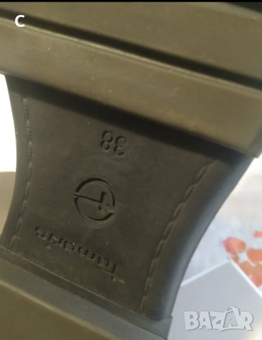 Дамски боти Tamaris  номер 38 в отлично състояние , снимка 2 - Дамски боти - 53230471