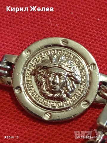 Колие Versace Meduza масивно красив стилен дизайн 51907, снимка 3 - Колиета, медальони, синджири - 53463015