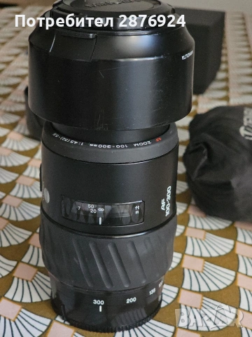 Minolta 100-300mm f/4.5-5.6, снимка 2 - Фотоапарати - 54093222