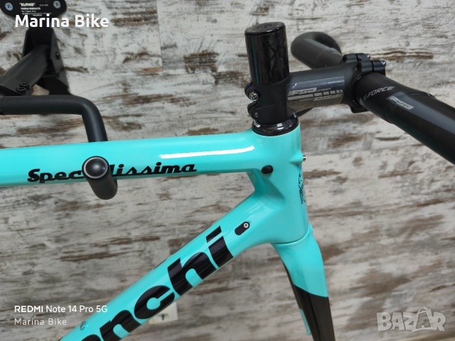 НОВ карбонов шосеен фреймсет Bianchi Specialissima CV | 55 , снимка 6 - Велосипеди - 42093997