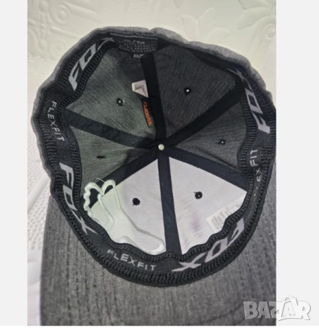 Шапка Fox Racing Clouded Flexfit 2.0 - сива, размер Л-ХЛ Мото  , снимка 3 - Шапки - 53818939