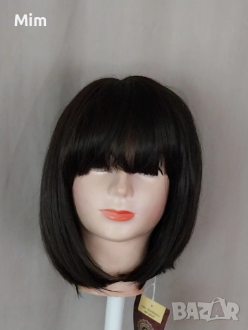 Кестенява перука/ боб /, снимка 3 - Аксесоари за коса - 52349635