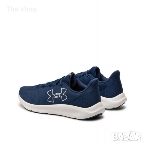 МЪЖКИ МАРАТОНКИ UNDER ARMOUR CHARGED PURSUIT 3 BIG LOGO RUNNING SHOES NAVY (002), снимка 3 - Маратонки - 45761931