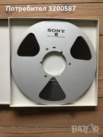  Метална магнетофоннa ролка SONY 26,5 cm, снимка 2 - Декове - 53964016