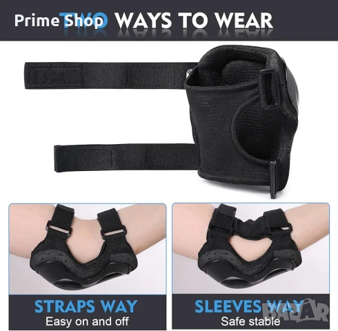 Комплект протектори 6-в-1 за колене, лакти и китки, наколенки, налакътници, снимка 4 - Аксесоари за велосипеди - 53759631