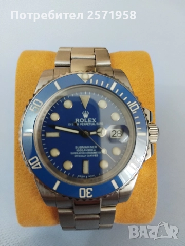 Rolex Submariner automatic,,Smurf,,, снимка 2 - Мъжки - 51706333